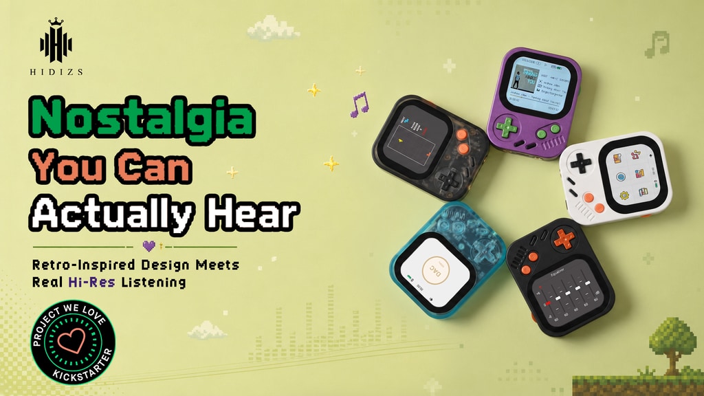 AP30 Music Boy: The First Truly Wearable Hi-Res Music Player - official campaign image by Hidizs