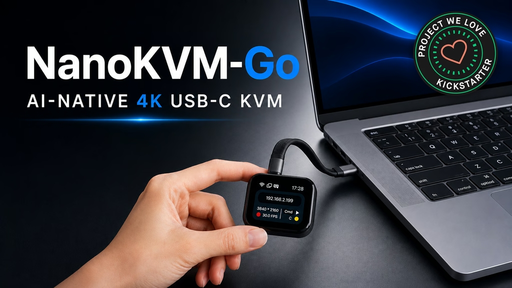 NanoKVM-Go: 4K USB-C KVM with AI Screen Memory — Kickstarter Trust Analysis