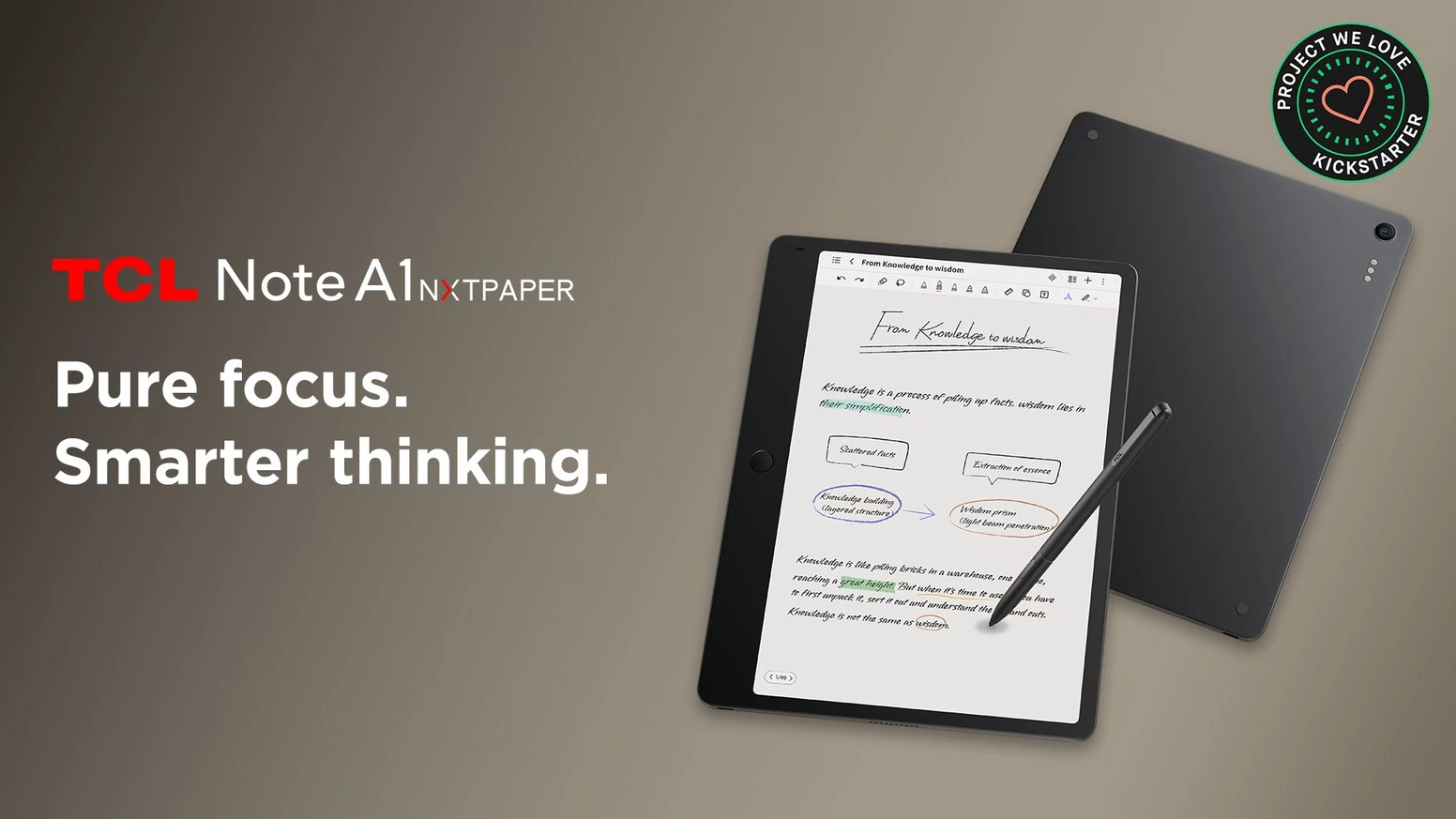 TCL Note A1 NXTPAPER: Eye-Comfort AI E-Note Tablet — Kickstarter Trust Analysis