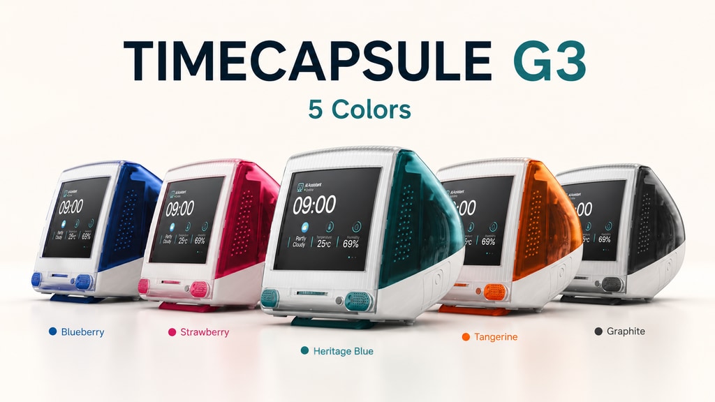 TimeCapsule G3: A Tiny AI Time Machine for Your Desk - official campaign image by RayCue