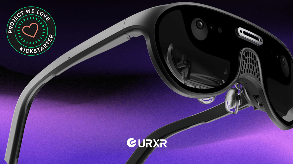 URXR One: 93g Spatial Display Glasses - official campaign image by Unseen Reality